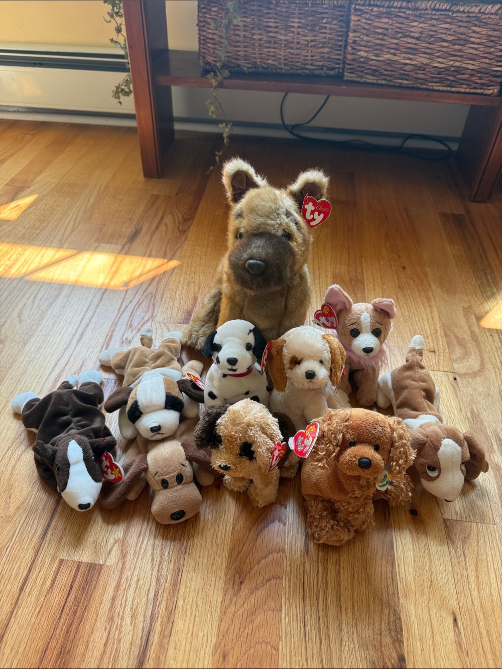 Ty Beanie Baby Puppy Dog Bundle